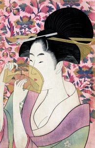 Kushi (Kam) door Utamaro Kitagawa door Kitagawa Utamaro