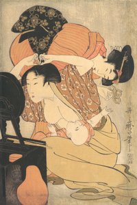 Moeder en Kind, ca. 1793 door Kitagawa Utamaro