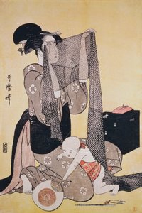 Handwerk, ca. 1794, door Kitagawa Utamaro (1753-1806), houtsnede, Japan, Edo-periode