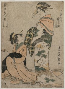De courtisane Misyama van Chojiya..., vroege jaren 1790