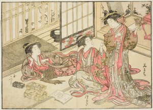 Courtisanes van Kado Daikokuya, uit het boek 
