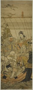 Het Schattenschip door Kitao Shigemasa