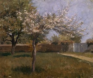Geen titel geschreven op de dias (schilderij) door Kitty Lange Kielland