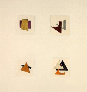 Vier composities door Ivan Klyun