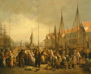Vismarkt in Bergen