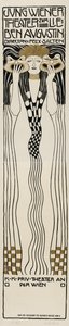 Jung-Wiener Theater Zum lieben Augustin, 1901 door Koloman Moser
