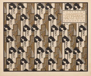 Muurdecoratie December, 1901