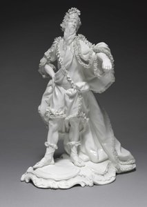 Oceanus, Frankenthal Porselein Fabriek, Duitsland, ca. 1765 door Konrad Linck