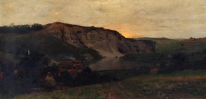 Rotslandschap met vijver