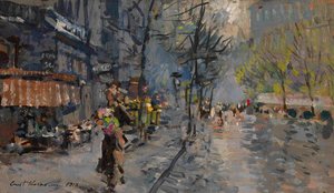 Een straat in Parijs, 1918