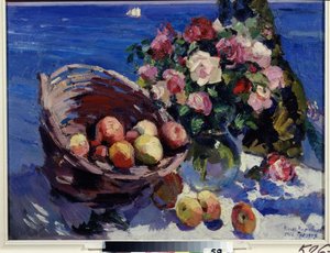 Gourzouf, Oekraïne door Konstantin Alekseevich Korovin