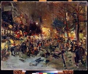 Grote Boulevard in Parijs