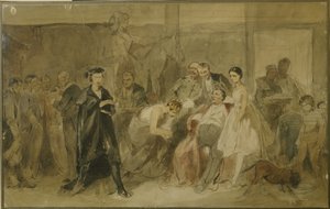 Achter het gordijn in het lijfeigenentheater