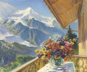 Mont Blanc door Konstantin Alexandrovich Veshchilov