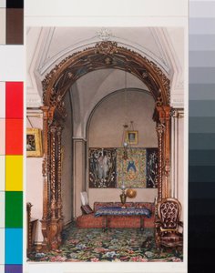 Interieurs van het Winterpaleis: De alkoof van de studeerkamer van Grootvorst Nicholas Nicolaievich