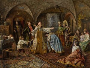 Blindemannetje door Konstantin Egorovich Makovsky