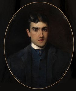 Portret van Lucien Guitry 1860-1925 door Konstantin Egorovich Makovsky