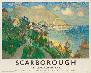 Een Reclameposter voor Scarborough