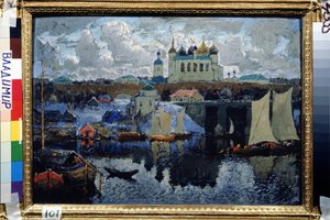De brug in Novgorod