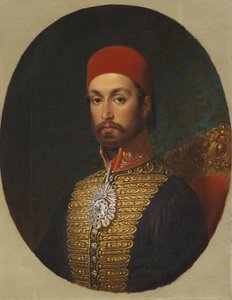 Portret van Sultan Abdülmecid I door Konstantin Johann Franz Cretius