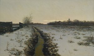 Winteravond, 1888