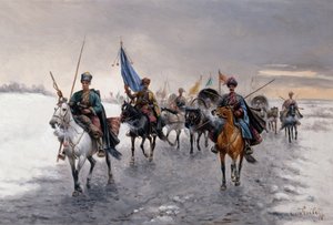 Een Goudtransport in Siberië door Konstantin Stoilov