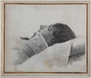 Dimitri Venevitinov 1805-1827 op het sterfbed, 1827