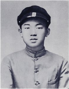 Kameraad Kim Il-sung in zijn schooljaren door Korean Photographer
