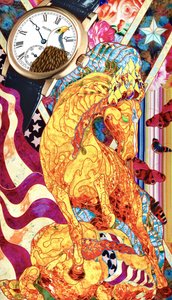 Patriottische paardencollage