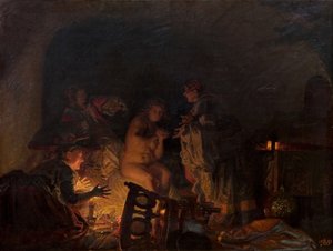 Leonora Christina uitgekleed en doorzocht door dienaren van koningin Sofie Amalie, 1888