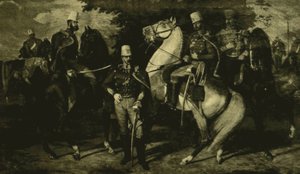 Officieren van het Károlyi huzarenregiment van 1849