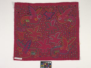 Shirt Paneel (Mola) door Kuna Indian Culture