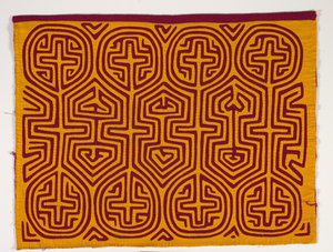 Shirt paneel (mola), ca. 1950 door Kuna Indian Culture