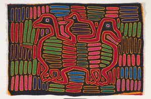 Shirt paneel (mola) door Kuna Indian Culture