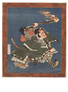 Kabuki-acteur, Ichikawa Danjuro VII, c.1815-1820 door Kuninaga Utagawa