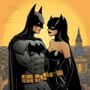 Batman en Catwoman