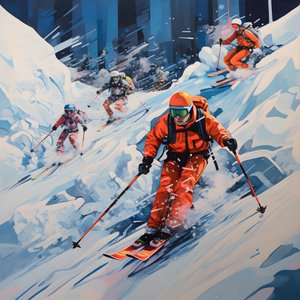 Het tweehonderdvierenzestigste schilderij sinds de tweede keer dat de koudste winternachten voorbij zijn 3