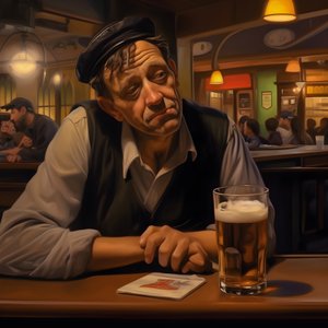 Fotorealistische Oostenrijkse man in zijn werkkleding 3