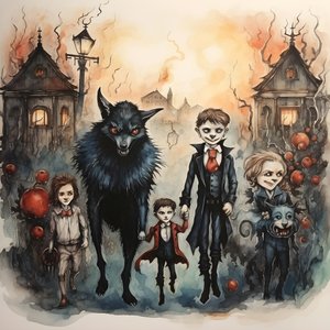 Halloween met vampieren en weerwolven 4