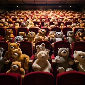 Miljoenen teddyberen in een bioscoop 1