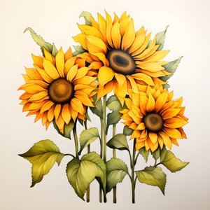 Zonnebloemen 1