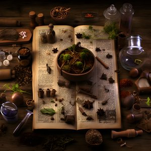 Visuele weergaven van theorieën over het manuscript, zoals plantaardige medische gidsen, buitenaardse talen en verfijnde hoaxes 3