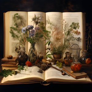 Visuele weergaven van theorieën over het manuscript, zoals plantaardige medische gidsen, buitenaardse talen en verfijnde hoaxes 4