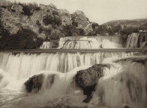 Joegoslavië: Krka-watervallen door Kurt Hielscher