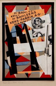 Zonder titel (H. Bahlsens koekjesfabriek A.G.) door Kurt Schwitters