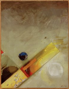 Fantasie over daken door Kurt Schwitters