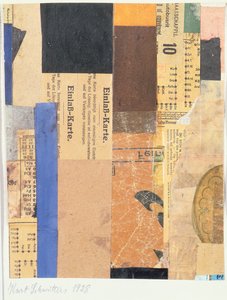 Zonder titel, 1928 door Kurt Schwitters