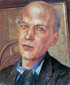 Portret van de dichter Andrei Bely, 1880-1934, 1932