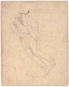 Slapende man op een sofa door Laurits Andersen Ring