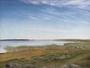 De fjord bij Karrebæksminde, Seeland door Laurits Andersen Ring